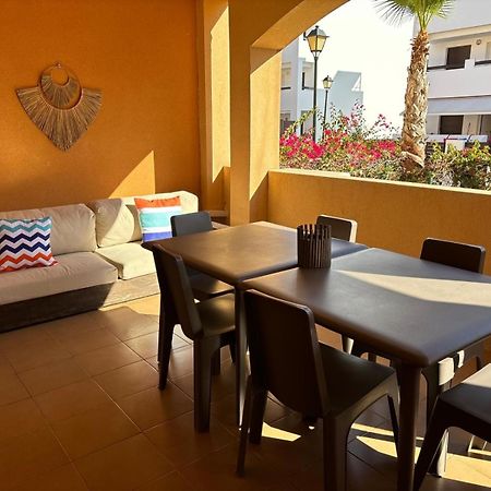 Bajo Con Jardin A Pie De Playa Y Piscina Comunitaria Con Jacuzzi Apartment Playas de Vera Exterior photo