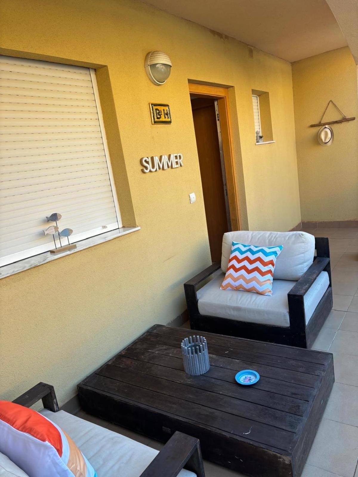 Bajo Con Jardin A Pie De Playa Y Piscina Comunitaria Con Jacuzzi Apartment Playas de Vera Exterior photo